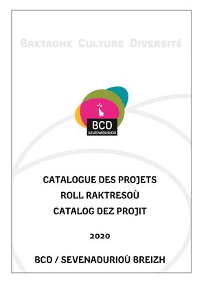 Catalogue BCD 2020