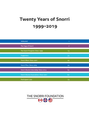 Snorri 20 ára - 28. nóv.