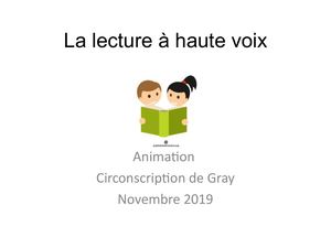 2019 C3 Lecture à Voix Haute