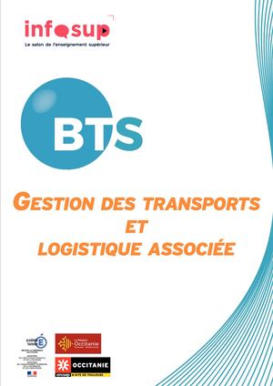 BTS - Gestion des transports et logistique associée