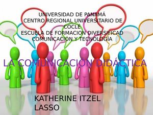 Comunicacion Didactica Ppt Katherine Lasso