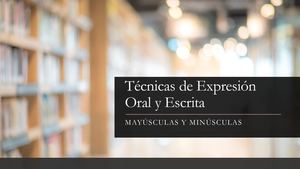 Clase 3 Mayusculas Y Minusculas