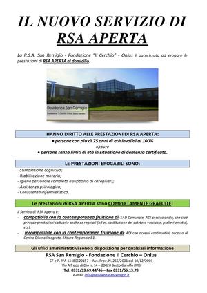 Rsa Aperta a Busto Garolfo