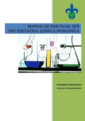 Química inorgánica laboratorio.
