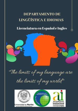LICENCIATURA DE ESPAÑOL E INGLES
