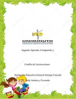 Cartilla pedagógica método fonético