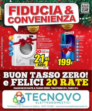 Volantino Natale 2019 | Tecnovo Elettrodomestici