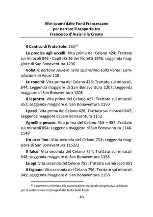 Alcuni Spunti Dalle Fonti Francescane