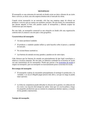 Monopolio