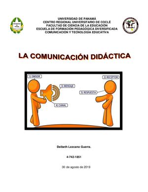 Comunicación Didáctica