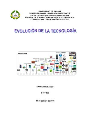 Evolución De Los Recursos Tecnológicos Lasso Katherine