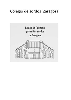 Colegio De Sordos