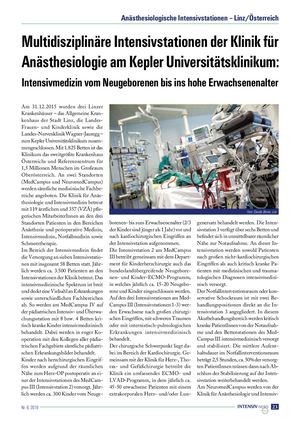 08 Anästhesiologische Intensivstationen – Linz Österreich