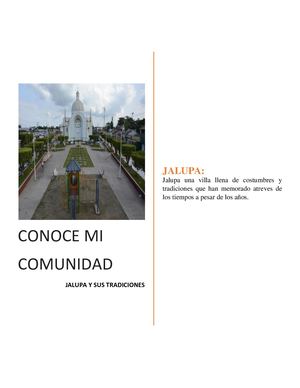 Conoce Mi Comunidad