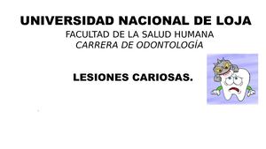 Lesiones Cariosas