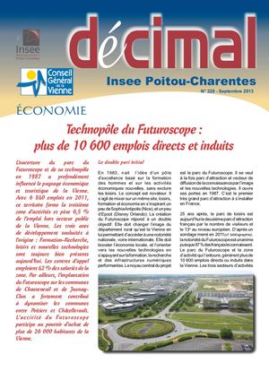 Technopôle du Futuroscope : plus de 10 600 emplois directs et induits (2013)