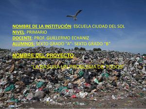 Proyecto Escuela Ciudad Del Sol 6to Grado