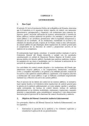 ManuaL de auditoría gubernamental