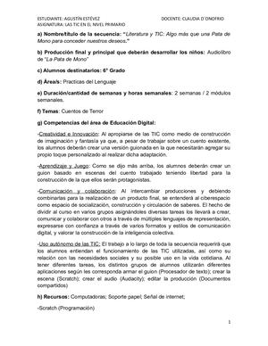 Secuencia Cuentos De Terror TIC Estevez