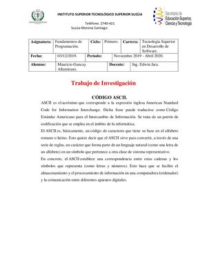 Fundamentos de Programación