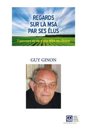 Livre Témoignage Guy Ginon