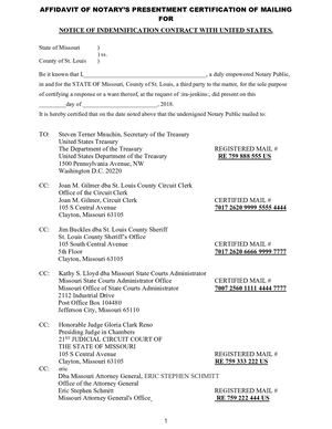 Example Affidavit Of Notary P