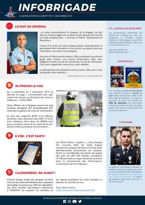 Newsletter Bspp Décembre 2019 N°27