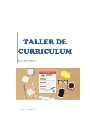 Taller De Curriculum