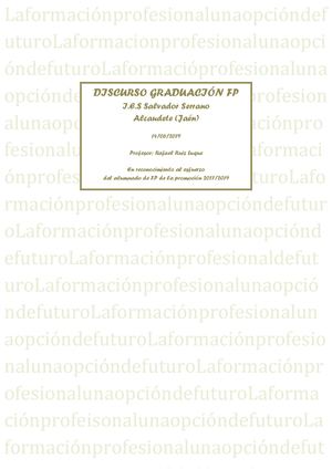 Discurso Graduación Formación Profesional Definitivo
