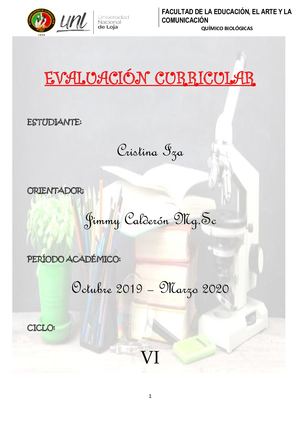 Evaluación Curricular