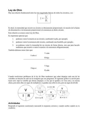 Ley De Ohm
