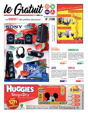 Le Gratuit N°2108 Bis du 09/12/2019