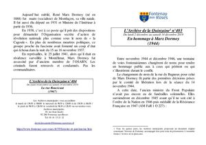 AMFAR A15 403 En hommage à Marx Dormoy (1944)