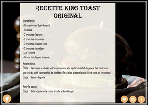 Télécharger Recette King Toast Original