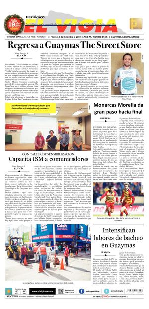 6 de diciembre del 2019