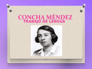 Presentación Concha Méndez