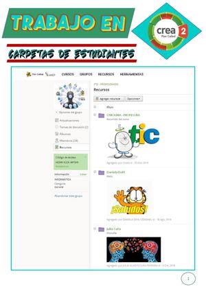 Recorrido Del Trabajo En Crea