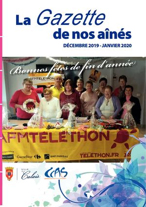 Gazette du CCAS de Calais Décembre 2019 - Janvier 2020