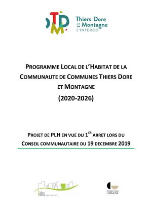 2019 12 19 Projet Plh 2020 2026 Eohs