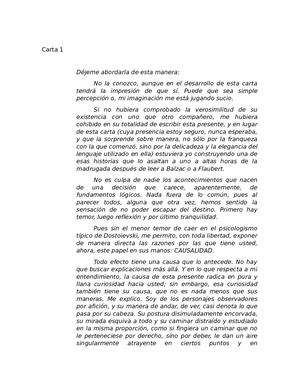 Cartas Y Reflexiones