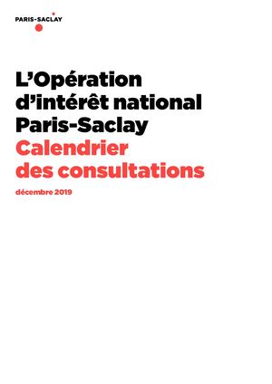 Calendrier des consultations - décembre 2019