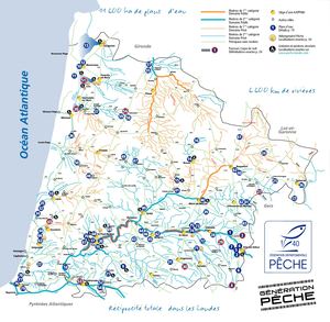Carte Halieutique Peche Landes 2020 Hd