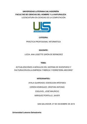 Entrega Final, Practica Profesional