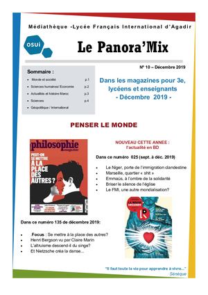 Panora Mix Nº10 Déc 2019 Cdi Lfia