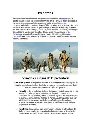 Prehistoria