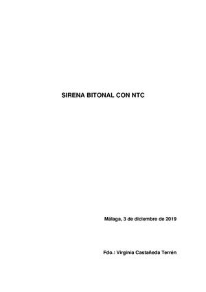Proyecto Sirena Bitonal Con Ntc