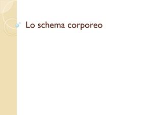 Lo Schema Corporeo