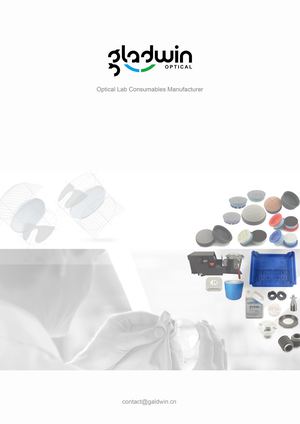 Optical Lab Consumables - Gladwin Optical Catalog.