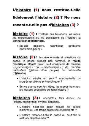 Histoire Dossier