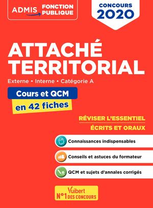 Extrait Attaché territorial - Cours et QCM en 42 fiches